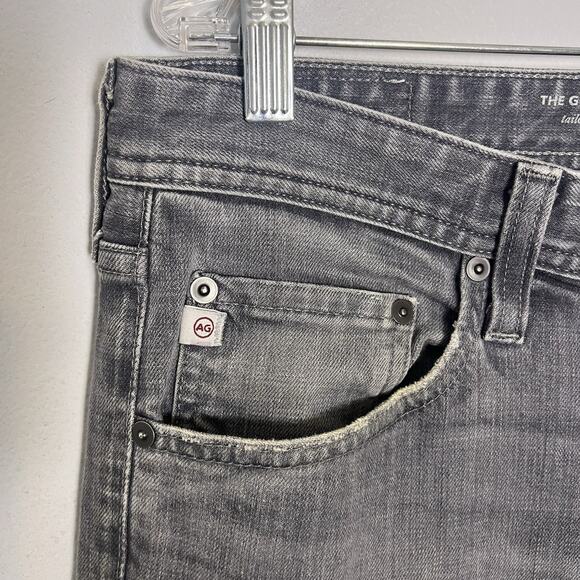 AG Men's The Graduate Tailored Leg Jeans Black Sz 34 - Picture 6 of 15
